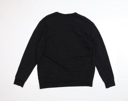 Preloved Couture Mens Black   Pullover Jumper Size M - Back