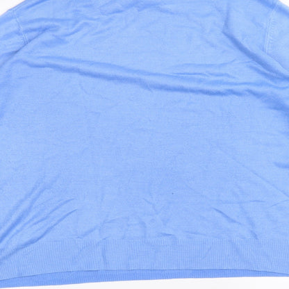 Preloved BHS Womens Blue   Basic T-Shirt Size 14 - Label