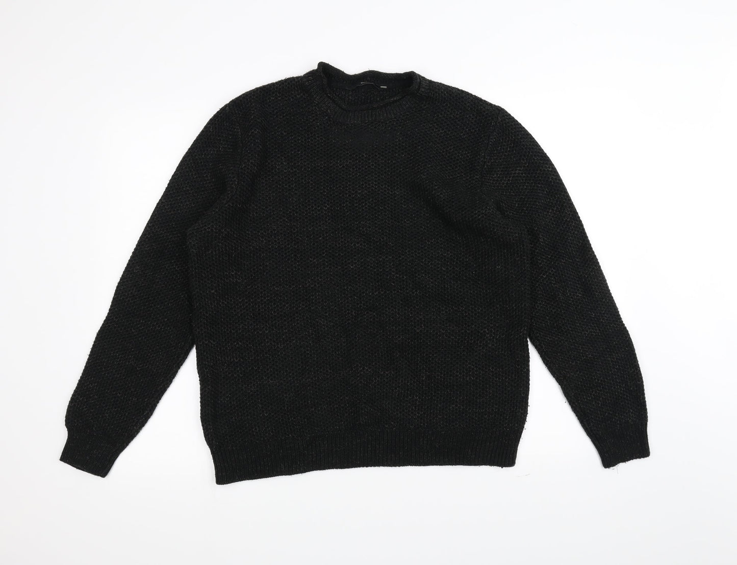 George Womens Black  Knit Pullover Jumper Size M