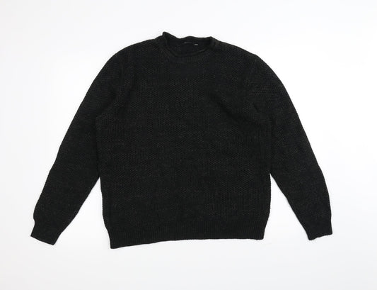 George Womens Black  Knit Pullover Jumper Size M