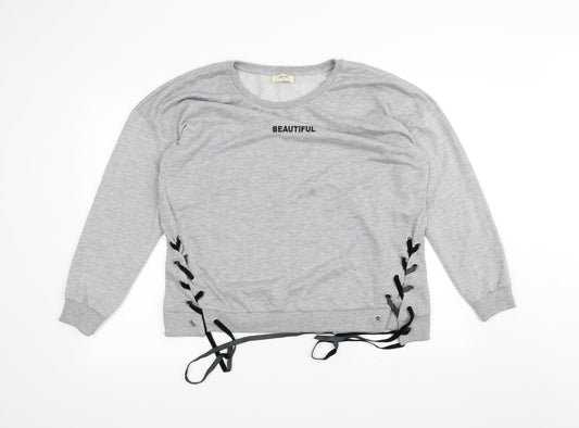 Papaya Womens Grey   Pullover Jumper Size 18