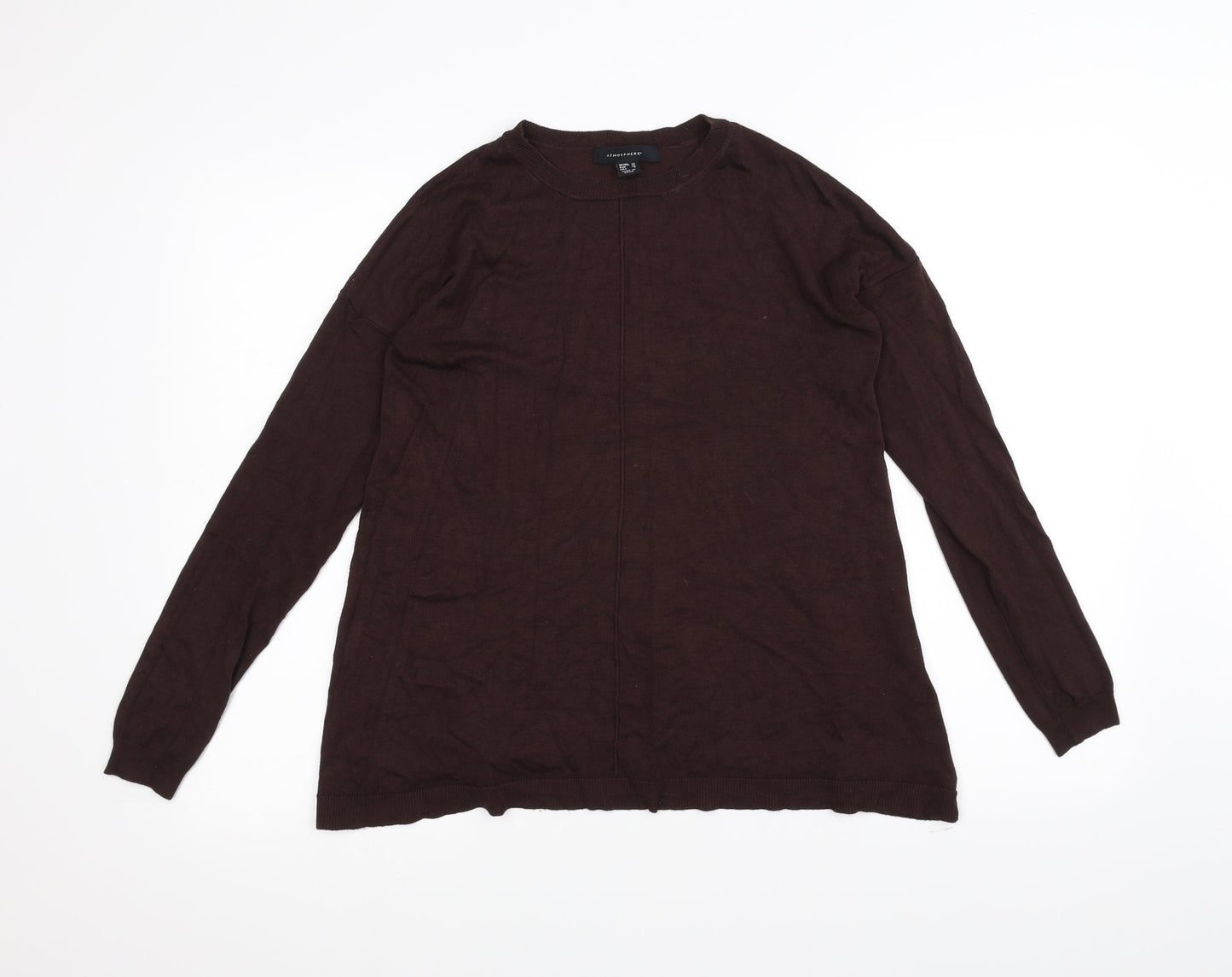 Atmosphere Womens Brown   Basic T-Shirt Size 10