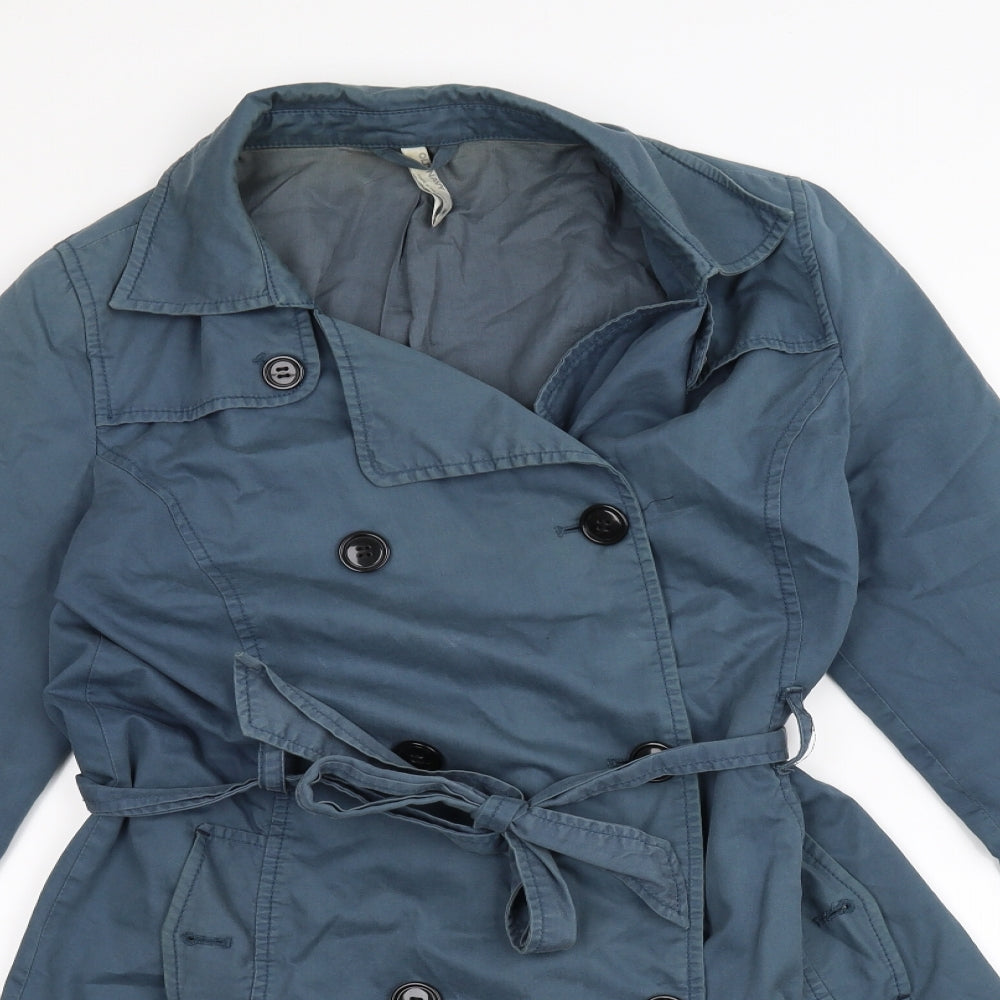Old Navy Womens Blue   Overcoat Coat Size M