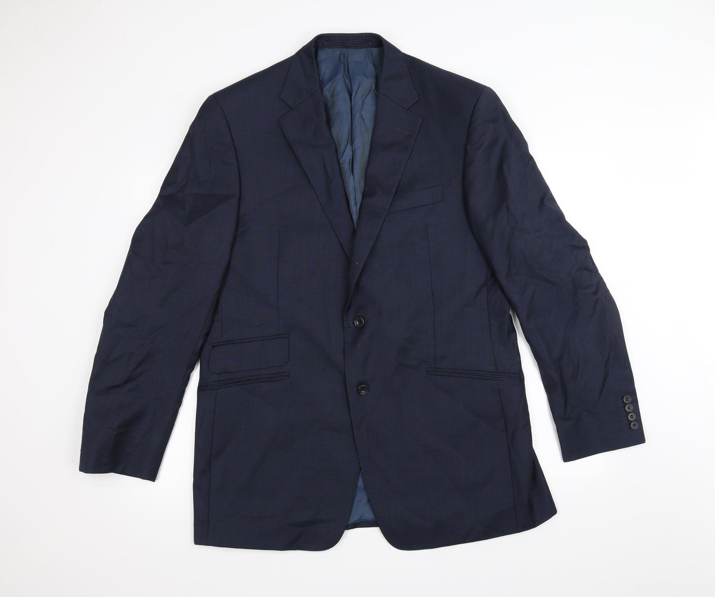 Marks and Spencer Mens Blue   Jacket Suit Jacket Size 42