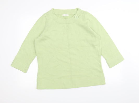 Marks and Spencer Womens Green  Knit Pullover Jumper Size 18