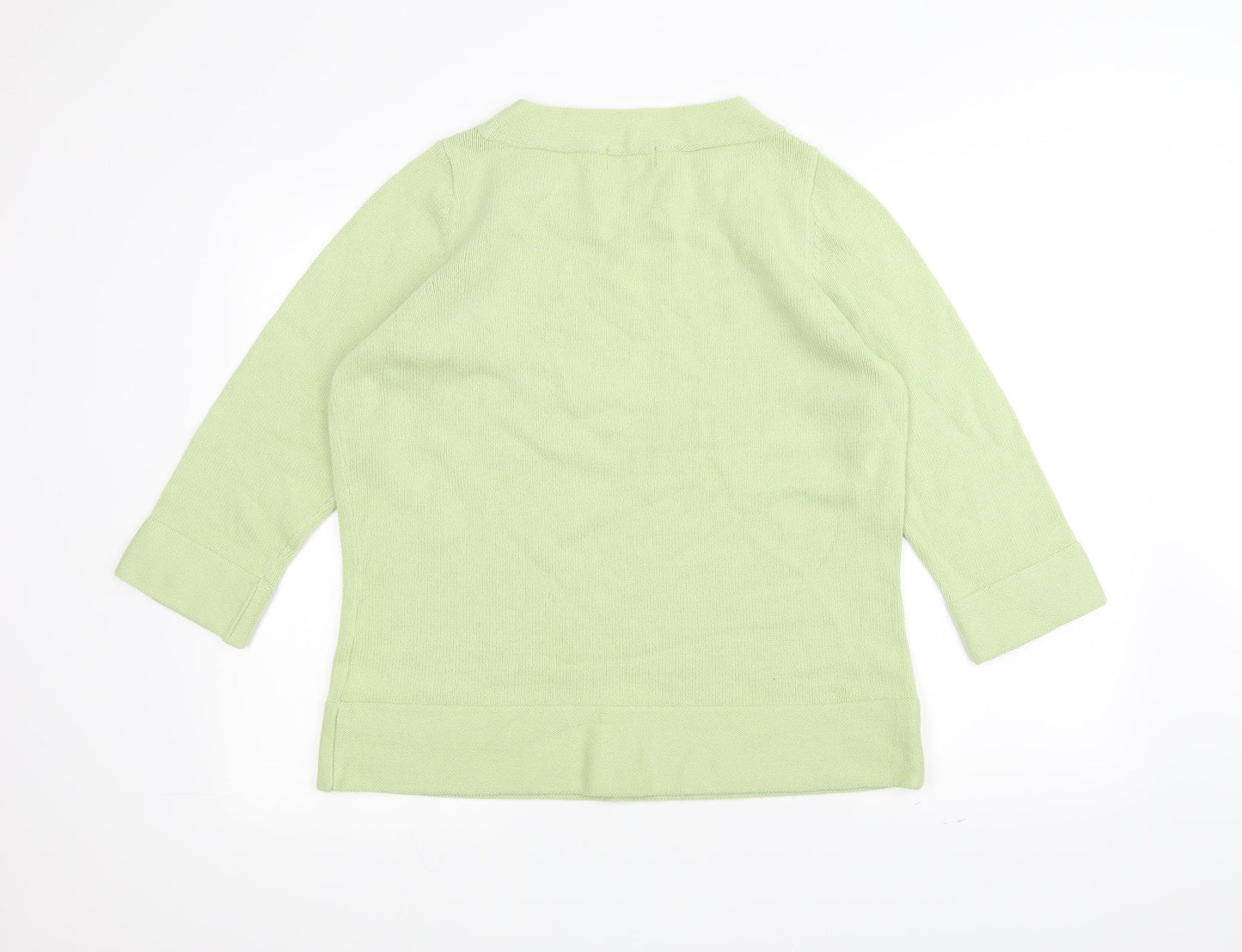 Marks and Spencer Womens Green  Knit Pullover Jumper Size 18
