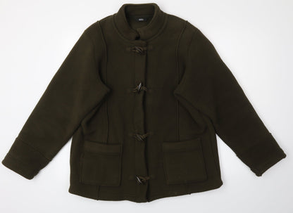 Preloved M&S Womens Green   Jacket  Size 16 - Front