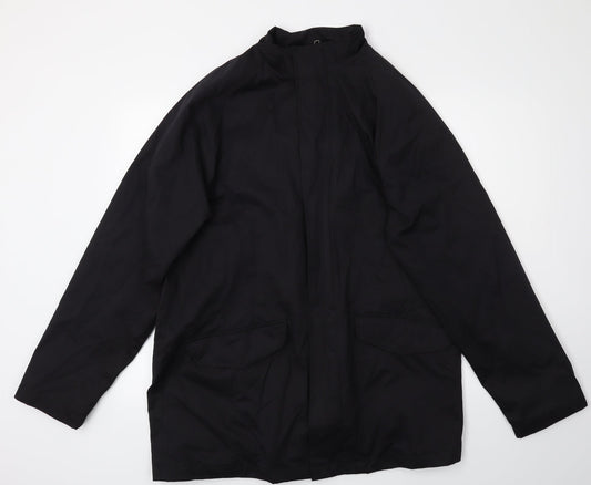 Debenhams Mens Black   Rain Coat Coat Size M