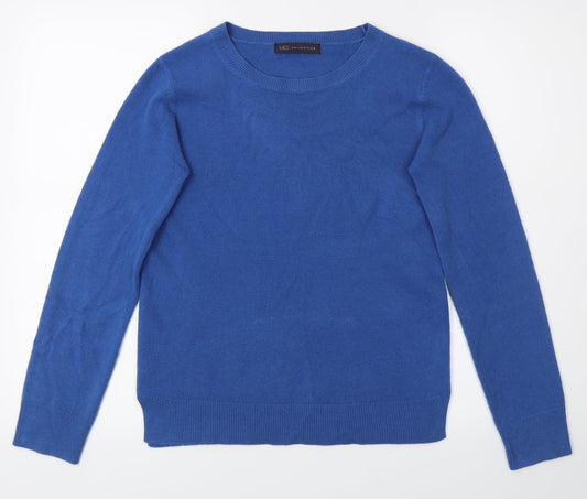 M&S Womens Blue   Pullover Jumper Size 8