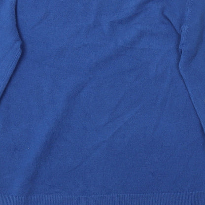 Preloved M&S Womens Blue   Pullover Jumper Size 8 - Label