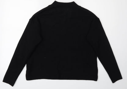 Preloved Tu Woman Womens Black   Pullover Jumper Size 16 - Back