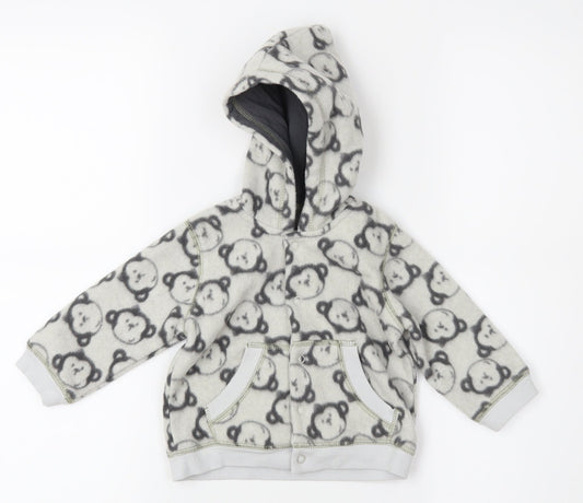 George Baby Grey   Pullover Jumper Size 6-9 Months  - Monkeys