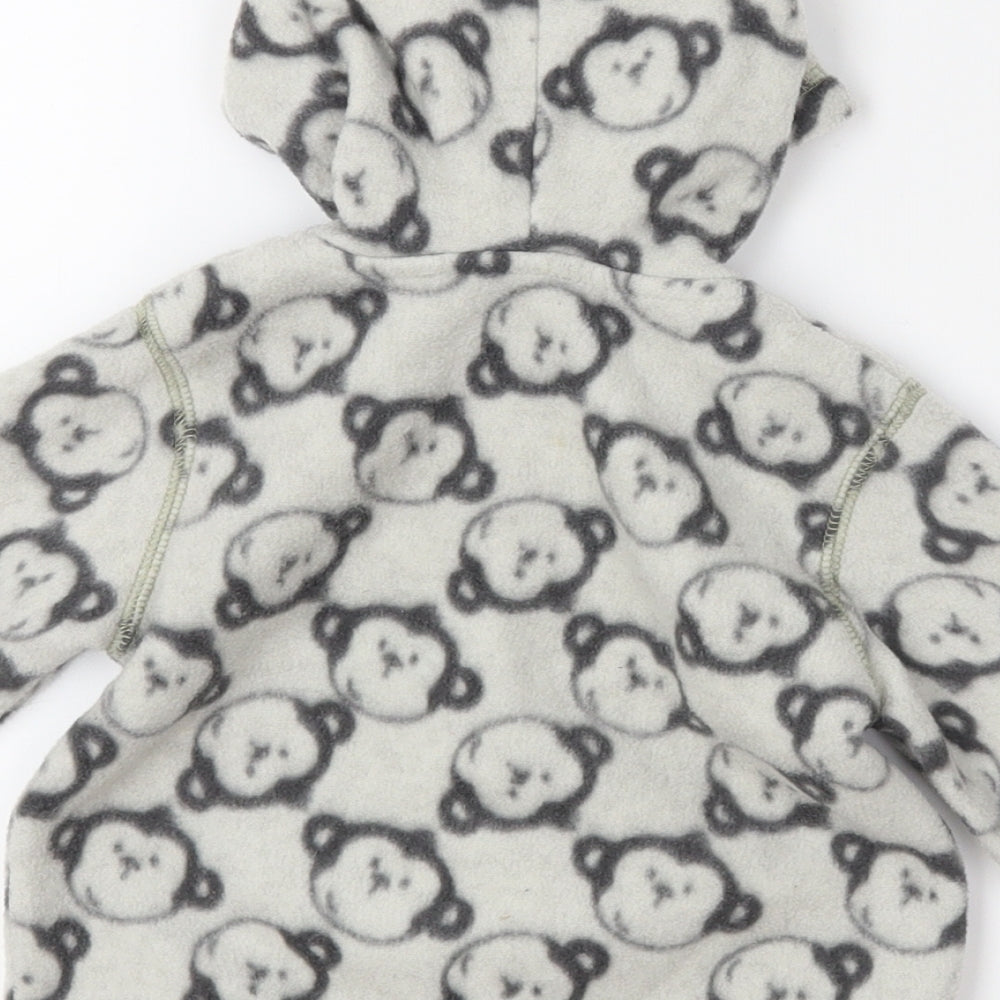 George Baby Grey   Pullover Jumper Size 6-9 Months  - Monkeys