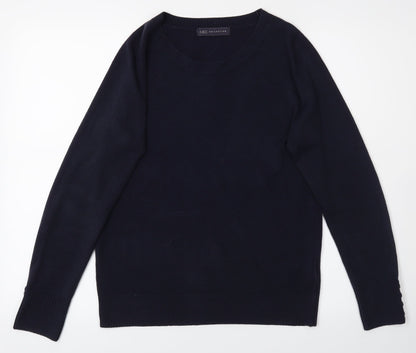 Preloved M&S Womens Blue   Pullover Jumper Size 10 - Front