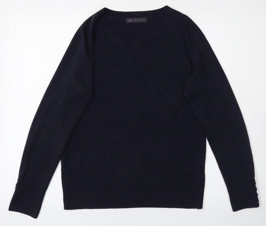 M&S Womens Blue   Pullover Jumper Size 10