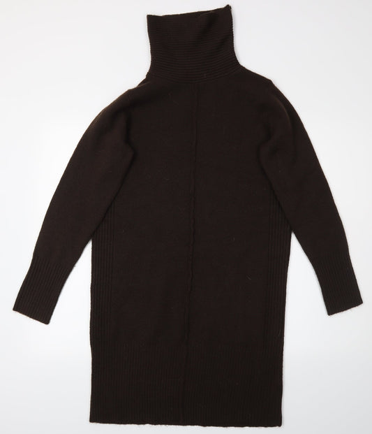 Wallis Womens Brown   Jumper Dress  Size S