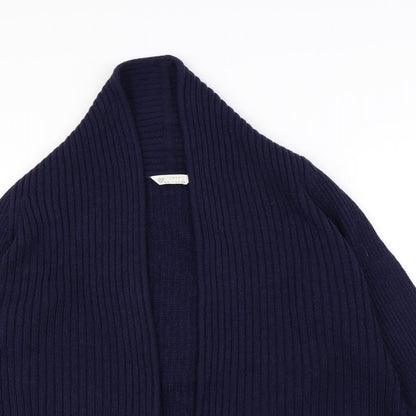 Preloved BHS Womens Blue   Cardigan Jumper Size 14 - Detail