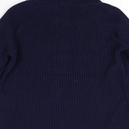 Preloved BHS Womens Blue   Cardigan Jumper Size 14 - Label