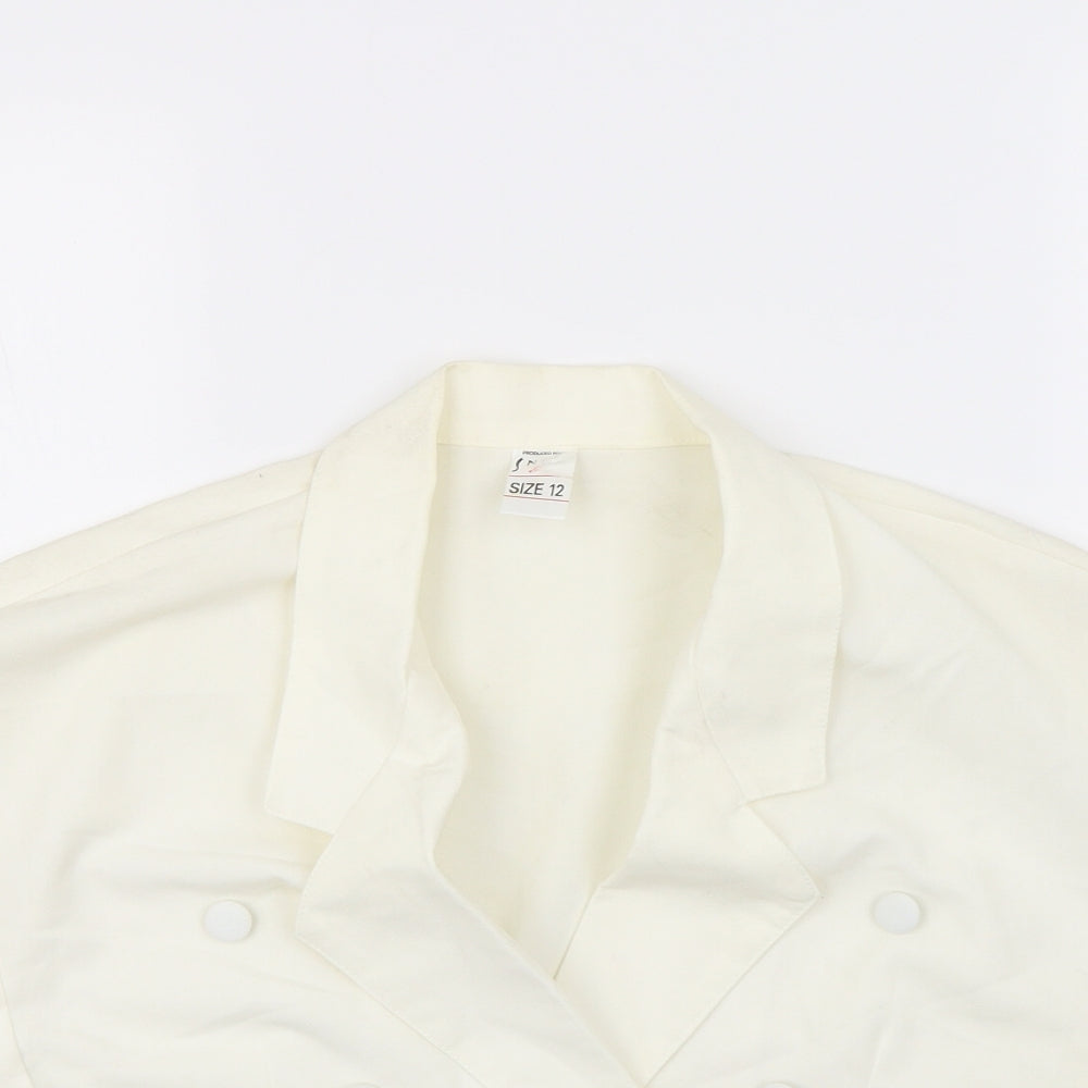 snob Womens Ivory   Jacket  Size 12
