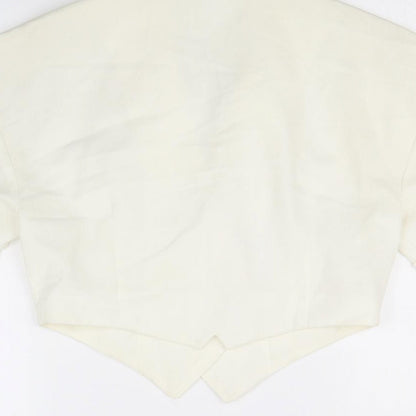 Preloved snob Womens Ivory   Jacket  Size 12 - Label