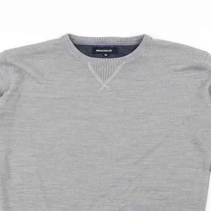 Preloved Industralize Mens Grey   Pullover Jumper Size M - Detail