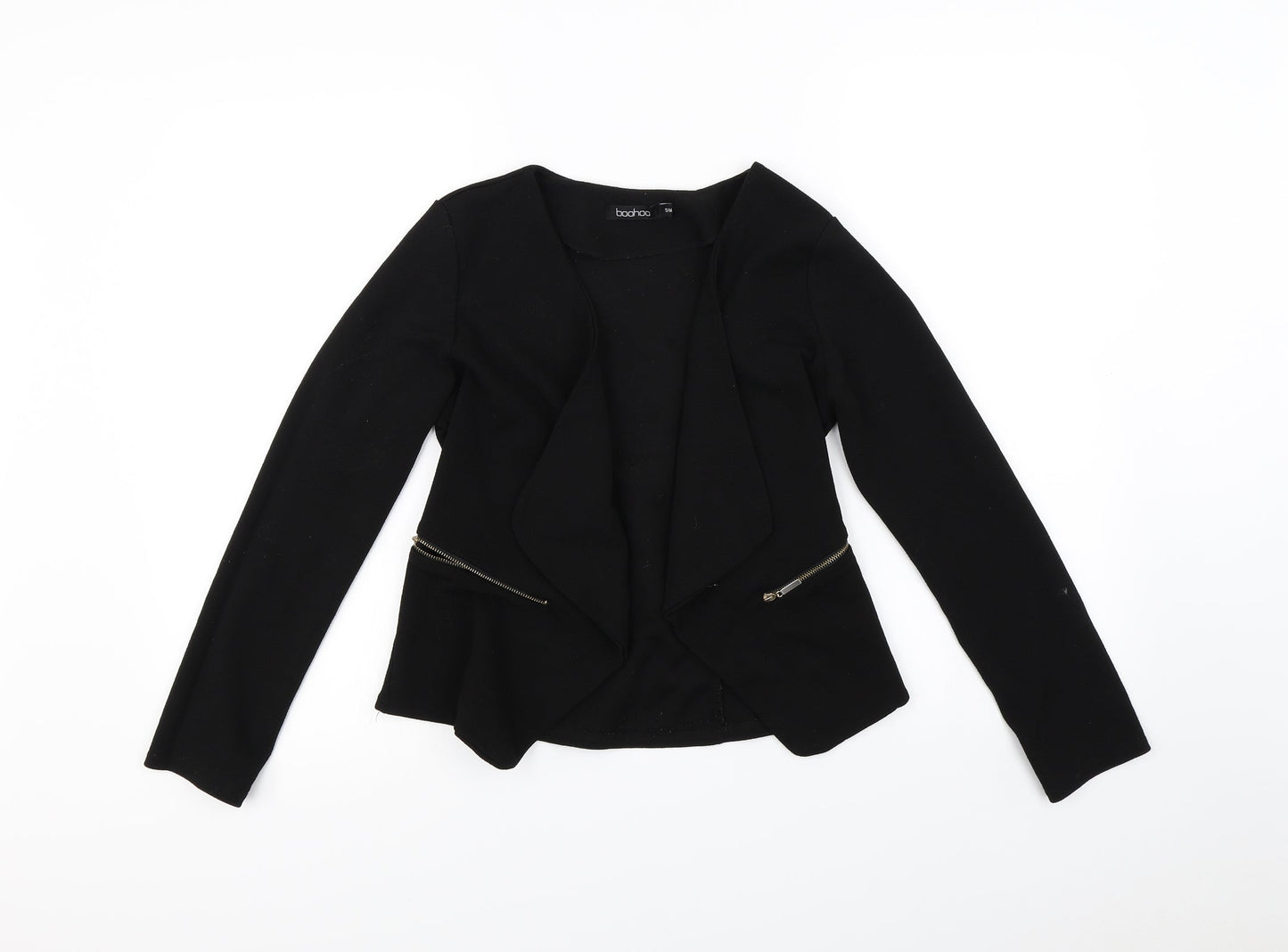 Boohoo Womens Black   Jacket  Size S