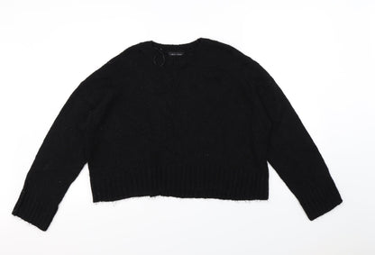 Preloved New Look Womens Black   Pullover Jumper Size L - Front