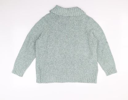 Preloved BM Womens Green   Pullover Jumper Size XL - Back