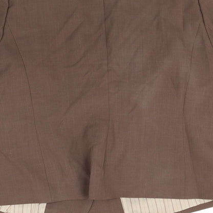 Preloved essence Womens Brown   Jacket Blazer Size 20  - Shoulder Pads - Label