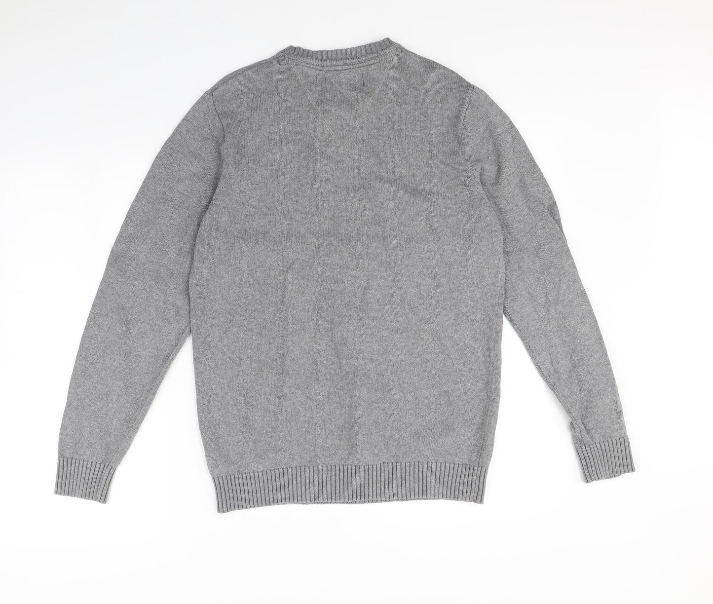 Atlantic Bay Mens Grey   Pullover Jumper Size S