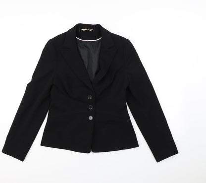 Preloved George Womens Black   Jacket Blazer Size 12 - Front