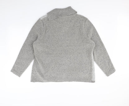 Preloved BM Womens Grey   Pullover Jumper Size XL - Back