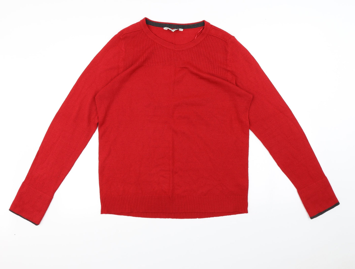 Peacocks Womens Red   Pullover Sweatshirt Size 16