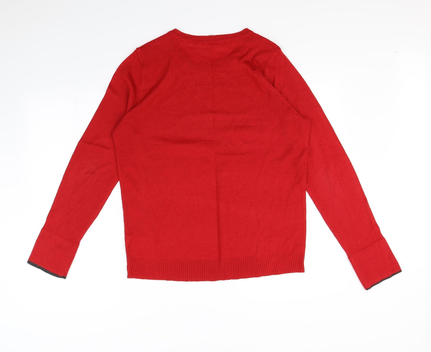 Peacocks Womens Red   Pullover Sweatshirt Size 16