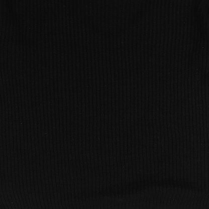 Preloved Misguided   Womens Black   Pullover Jumper Size S  - Distressed - Label
