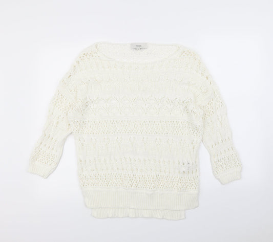 NEXT  Womens White   Pullover Jumper Size M