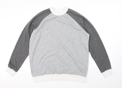 Preloved Tailored Originals Mens Grey   Pullover Jumper Size XL - Front