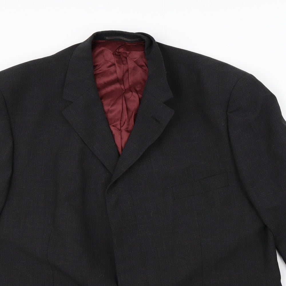 Preworn Mens Black   Jacket Blazer Size L  - Shoulder Pads