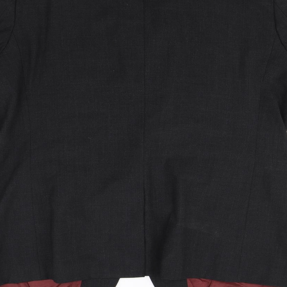 Preworn Mens Black   Jacket Blazer Size L  - Shoulder Pads