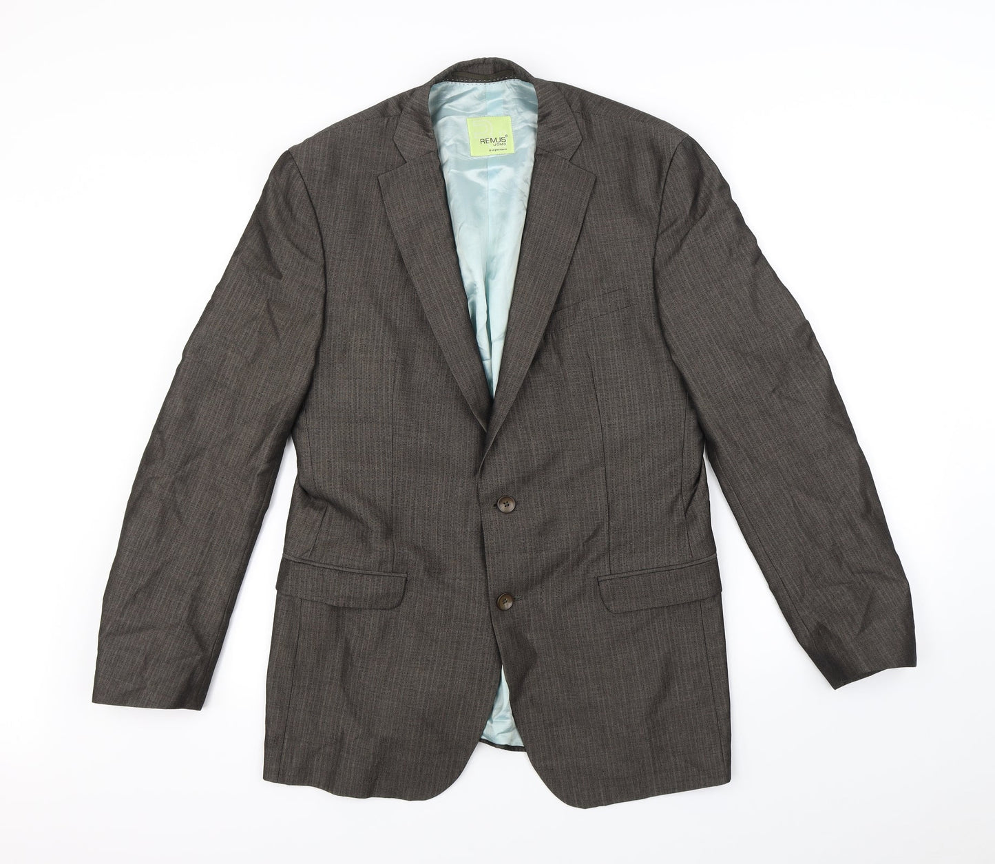 REMUS Mens Brown   Jacket Blazer Size S  - Shoulder Pads