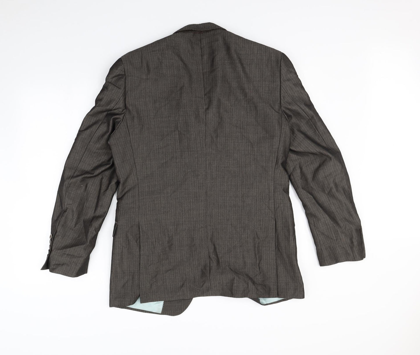 REMUS Mens Brown   Jacket Blazer Size S  - Shoulder Pads