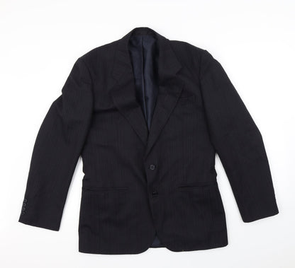 Preloved Preworn Mens Black   Jacket Blazer Size M  - Shoulder Pads - Front
