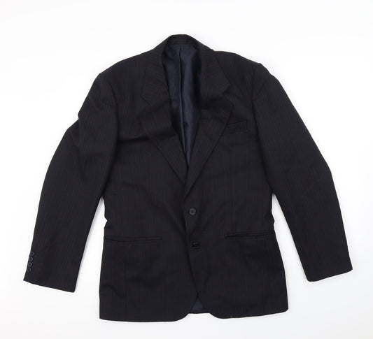 Preworn Mens Black   Jacket Blazer Size M  - Shoulder Pads