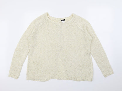 Preloved La Redoute Womens Beige   Pullover Jumper Size 18 - Front
