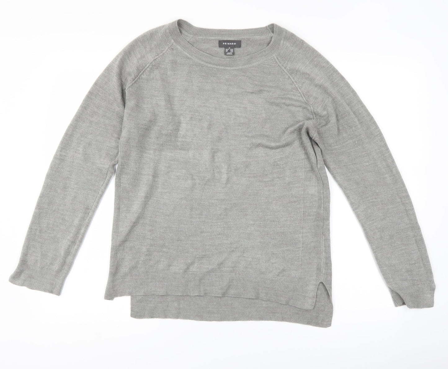 Primark Womens Grey   Pullover Jumper Size M