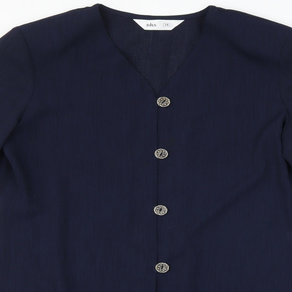 BHS Womens Blue   Jacket  Size 14