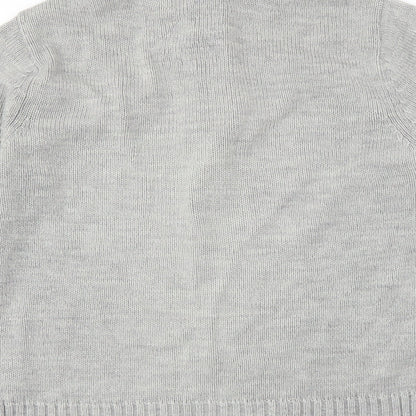 Preloved Crafted Mens Grey   Pullover Jumper Size S - Label