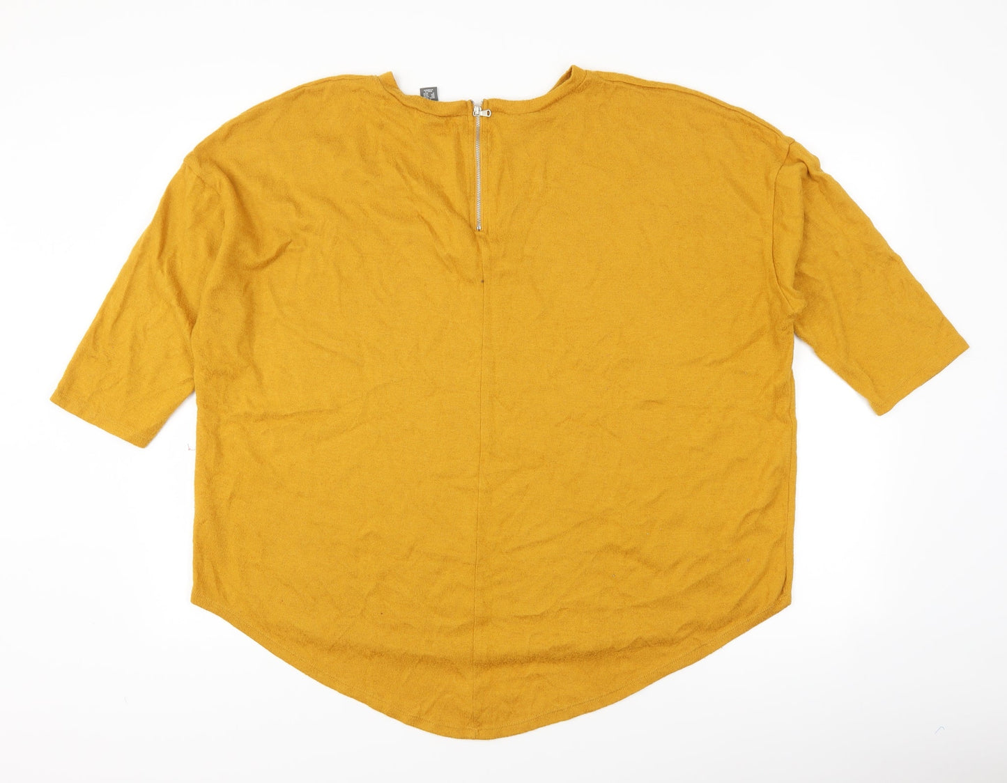 Primark Womens Yellow   Pullover Jumper Size XL