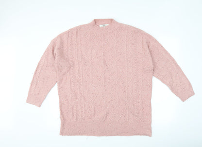 Preloved NEXT Womens Pink   Pullover Jumper Size L - Front
