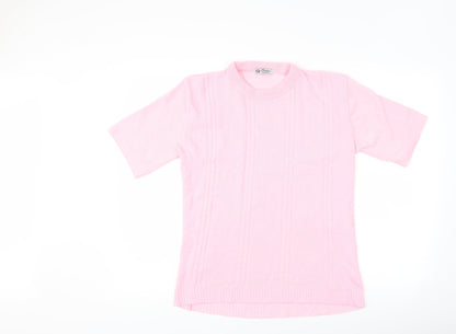 Preloved Emma Collection Womens Pink   Basic T-Shirt Size L - Front